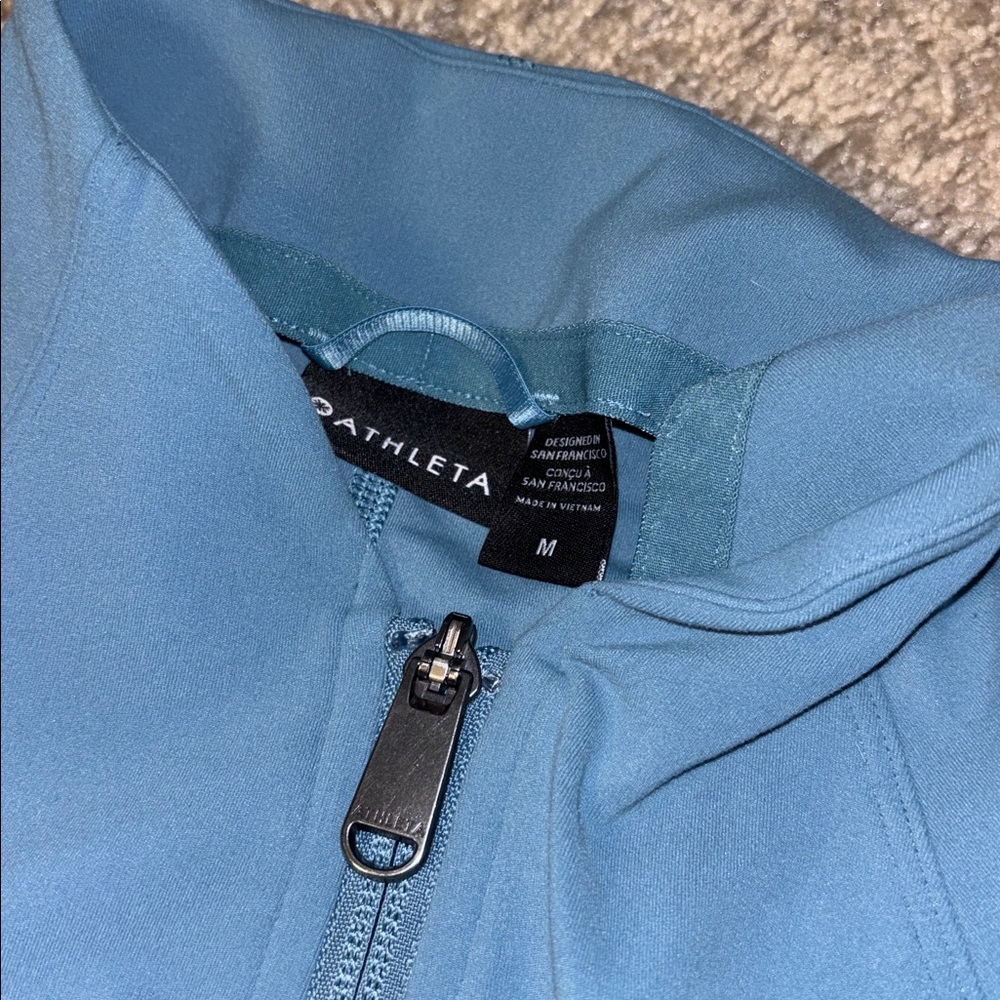 Athleta Salutation Jacket Light Blue S/657490 - Picture 4 of 4